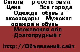 Сапоги 35 р.осень-зима  › Цена ­ 700 - Все города Одежда, обувь и аксессуары » Мужская одежда и обувь   . Московская обл.,Долгопрудный г.